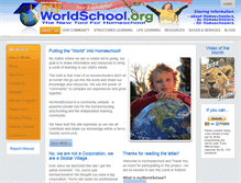 Tablet Screenshot of myworldschool.org